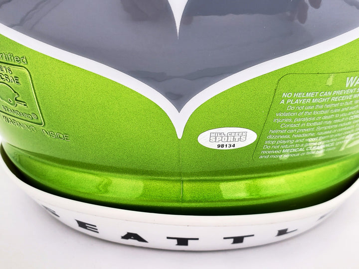 Kam Chancellor Auto Seahawks Flash Green Full Size Auth Speed Helmet SB Champs