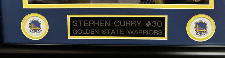Stephen Curry Signed Framed 16x20 Steiner Photo Warriors Mint Autograph JSA COA