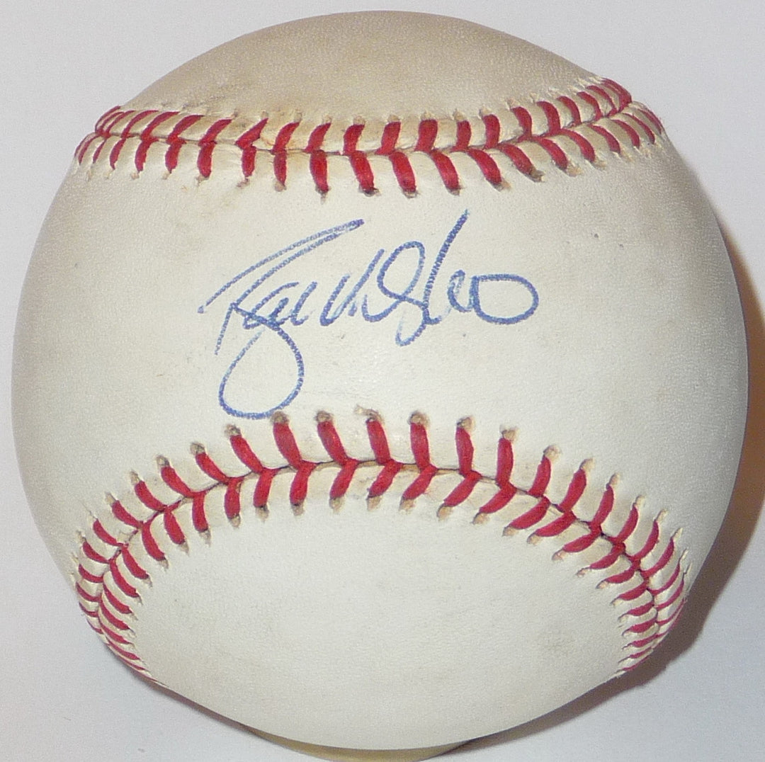 RYAN KLESKO AUTOGRAPHED VINTAGE BASEBALL ATLANTA BRAVES SAN DIEGO PADRES GIANTS