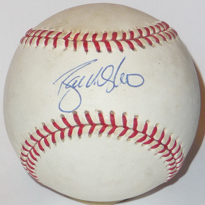 RYAN KLESKO AUTOGRAPHED VINTAGE BASEBALL ATLANTA BRAVES SAN DIEGO PADRES GIANTS
