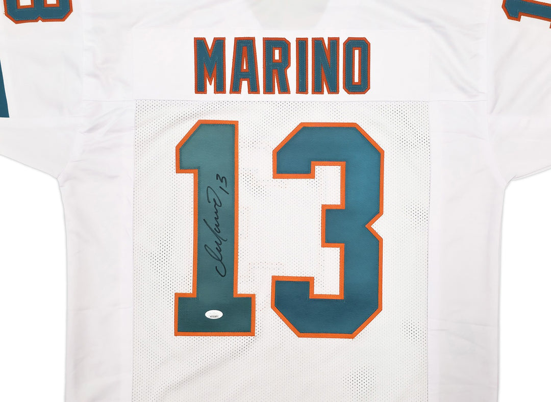 Miami Dolphins Dan Marino Signed White Jersey JSA