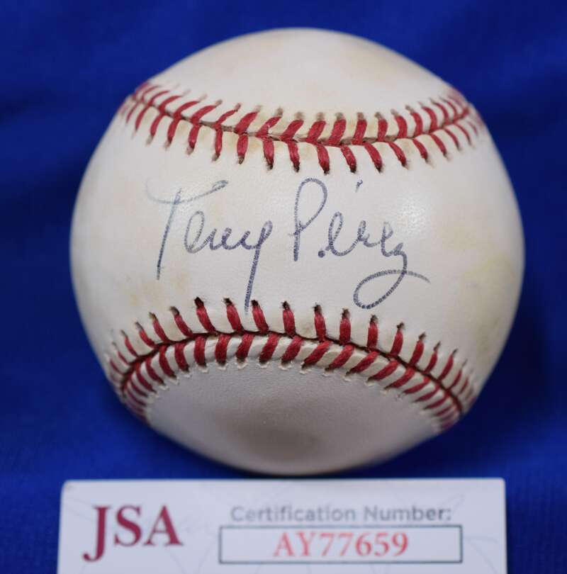 Tony Perez JSA COA Autographed National League Signed Baseball