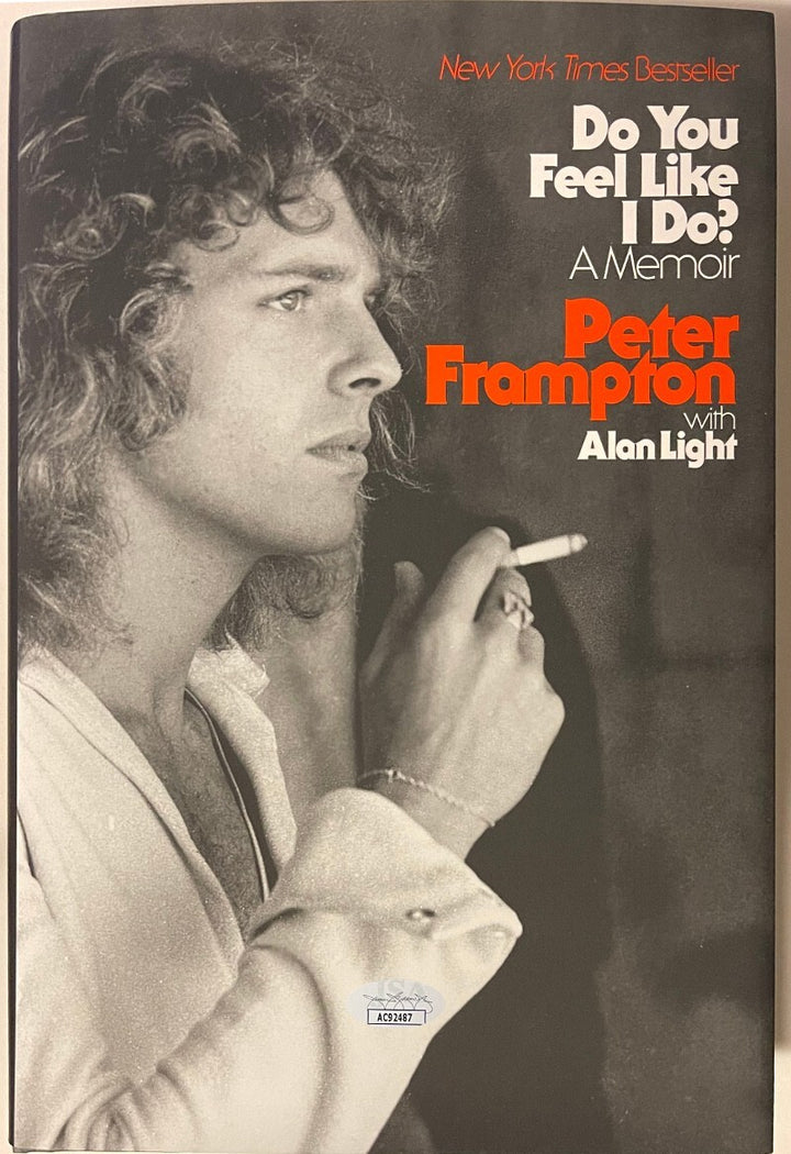Peter Frampton signed 2020 Do You Feel Like I Do A Memoir Book Hardcover- JSA