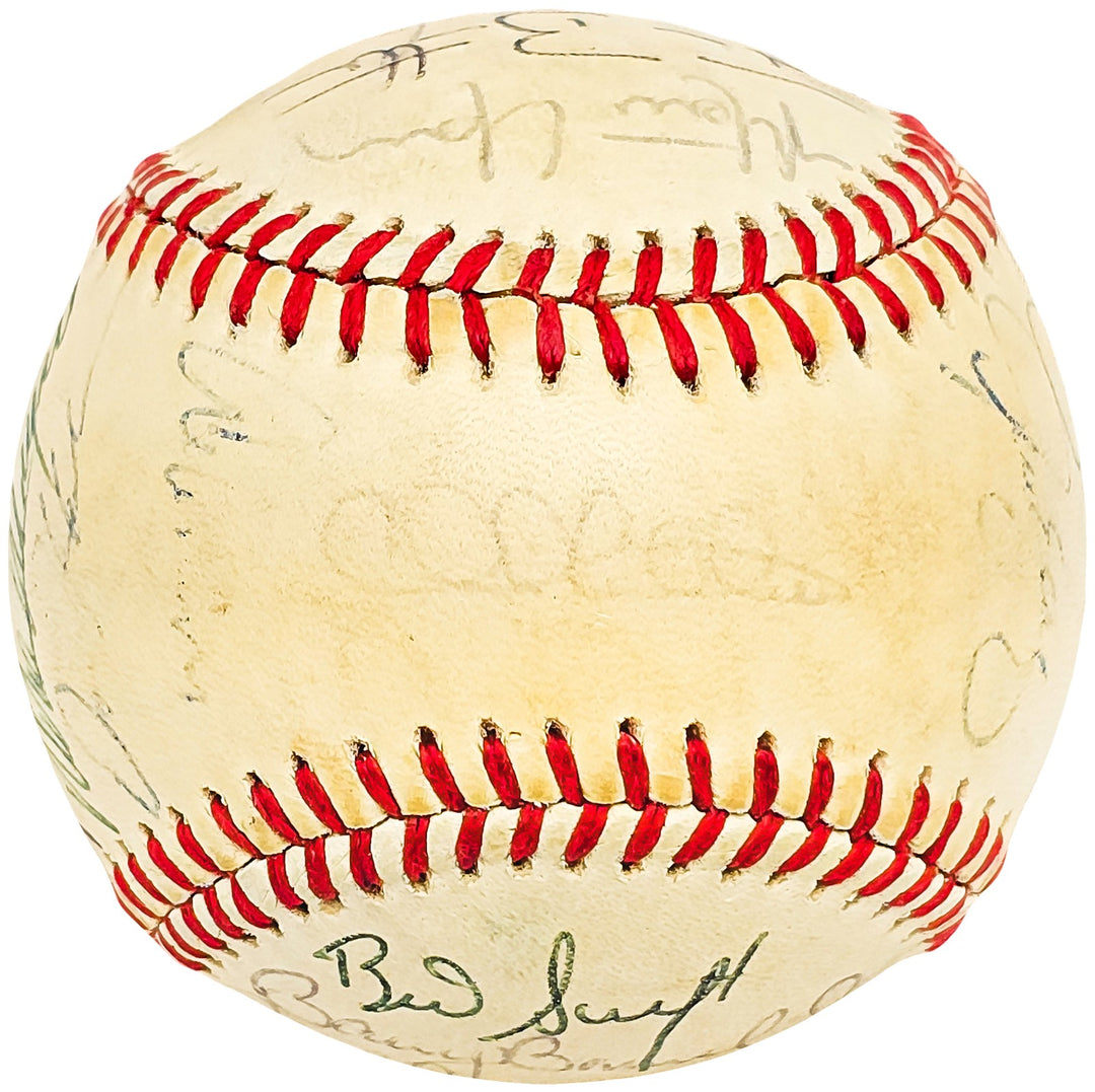 1985 Seattle Mariners Team Signed Signed Official AL Baseball With 24 Signatures