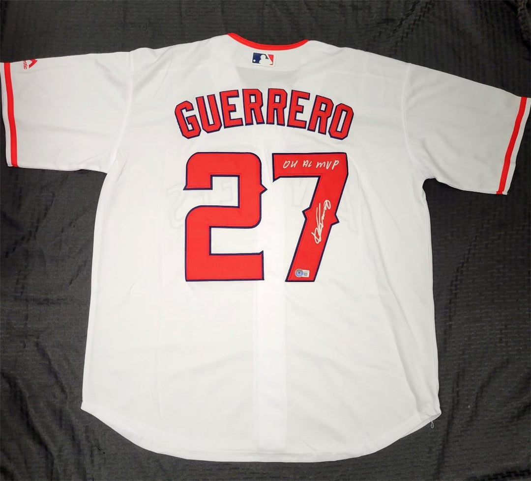 Vladimir Guerrero autograph signed "04 AL MVP" Angels Jersey ~ Beckett BAS Holo