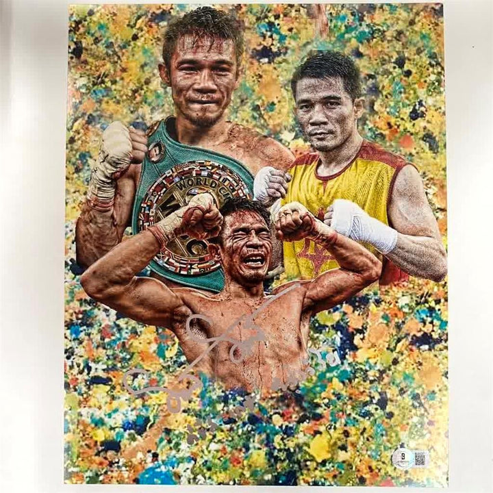 RARE Srisaket Sor Rungvisai signed 11x14 photo boxing autograph ~ Beckett BAS