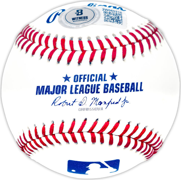 Trevor Hoffman Signed MLB Baseball San Diego Padres "HOF 18" Beckett Wit