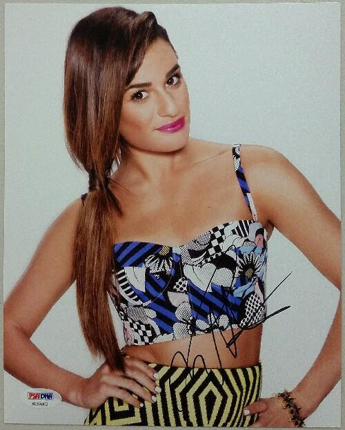 Lea Michele Autograph GLEE Signed 8x10 Photo PSA/DNA COA #4