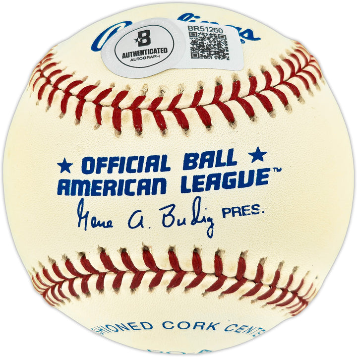 Ron Guidry Signed AL Baseball Yankees "Louisiana Lightning" Beckett #BR51260