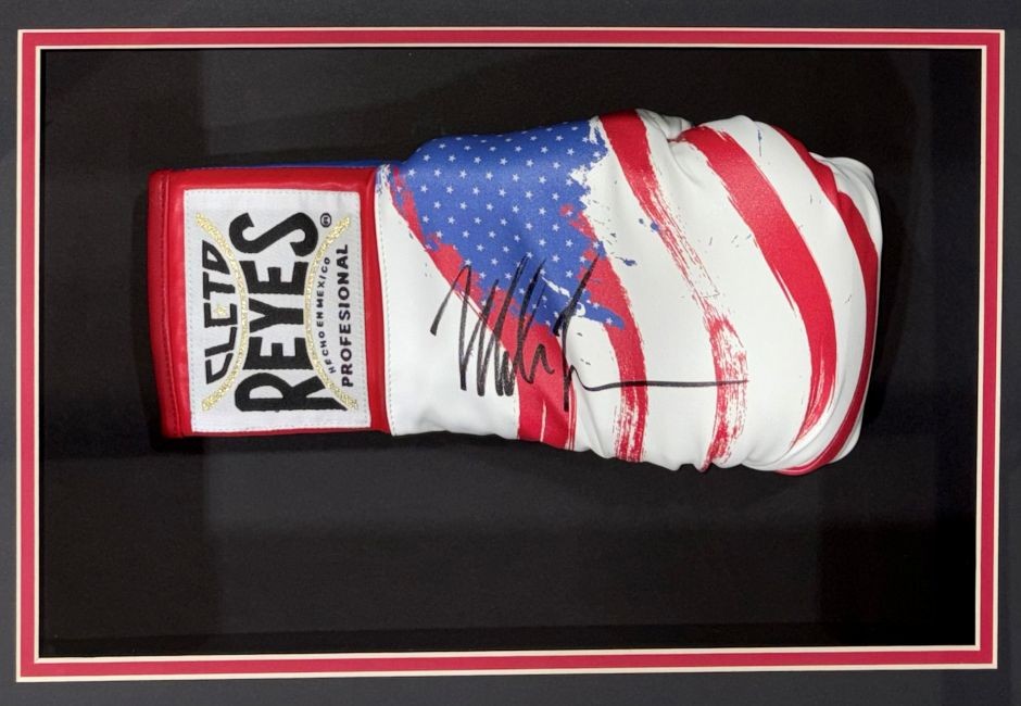 Mike Tyson Signed USA Right Hand Cleto Reyes Boxing Glove Shadowbox JSA Holo