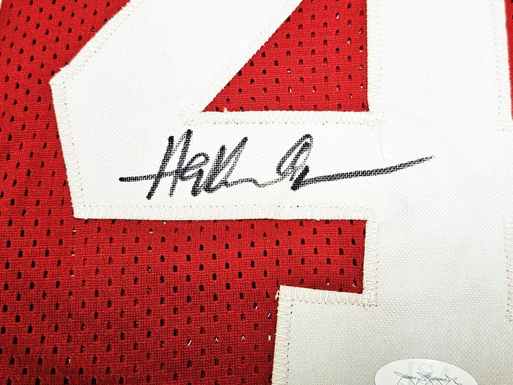 Houston Rockets Hakeem Olajuwon Signed Red Jersey The Dream JSA