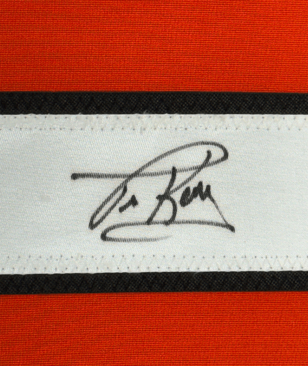 FRAMED Signed TIM KERR 35x39 Philadelphia Orange Jersey JSA COA Auto