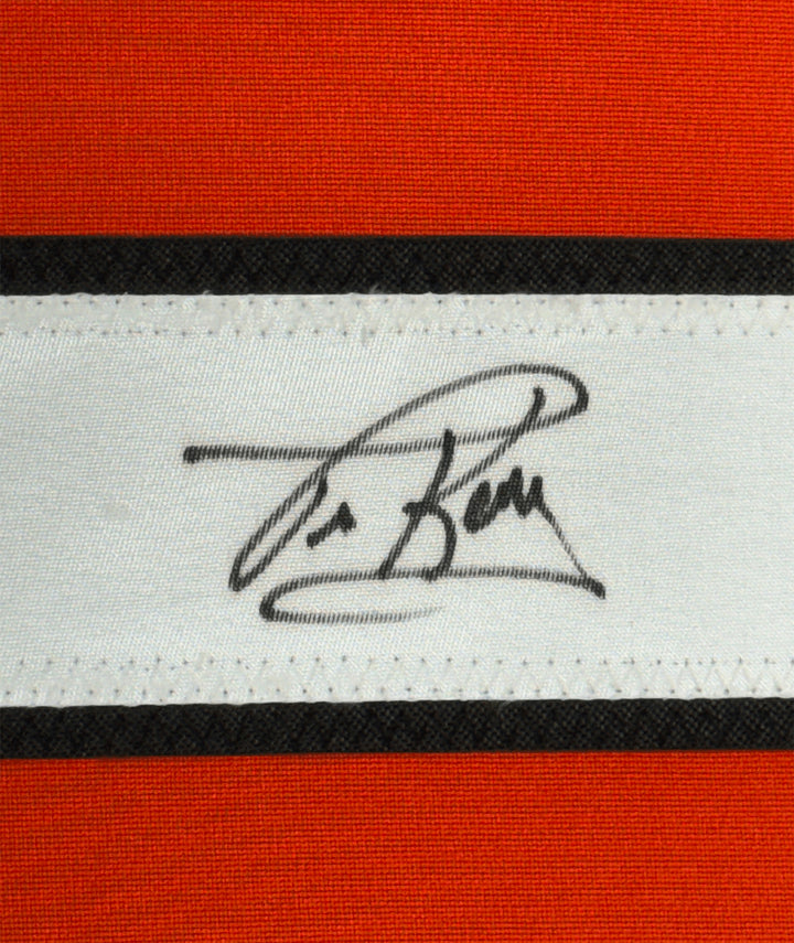 FRAMED Signed TIM KERR 35x39 Philadelphia Orange Jersey JSA COA Auto