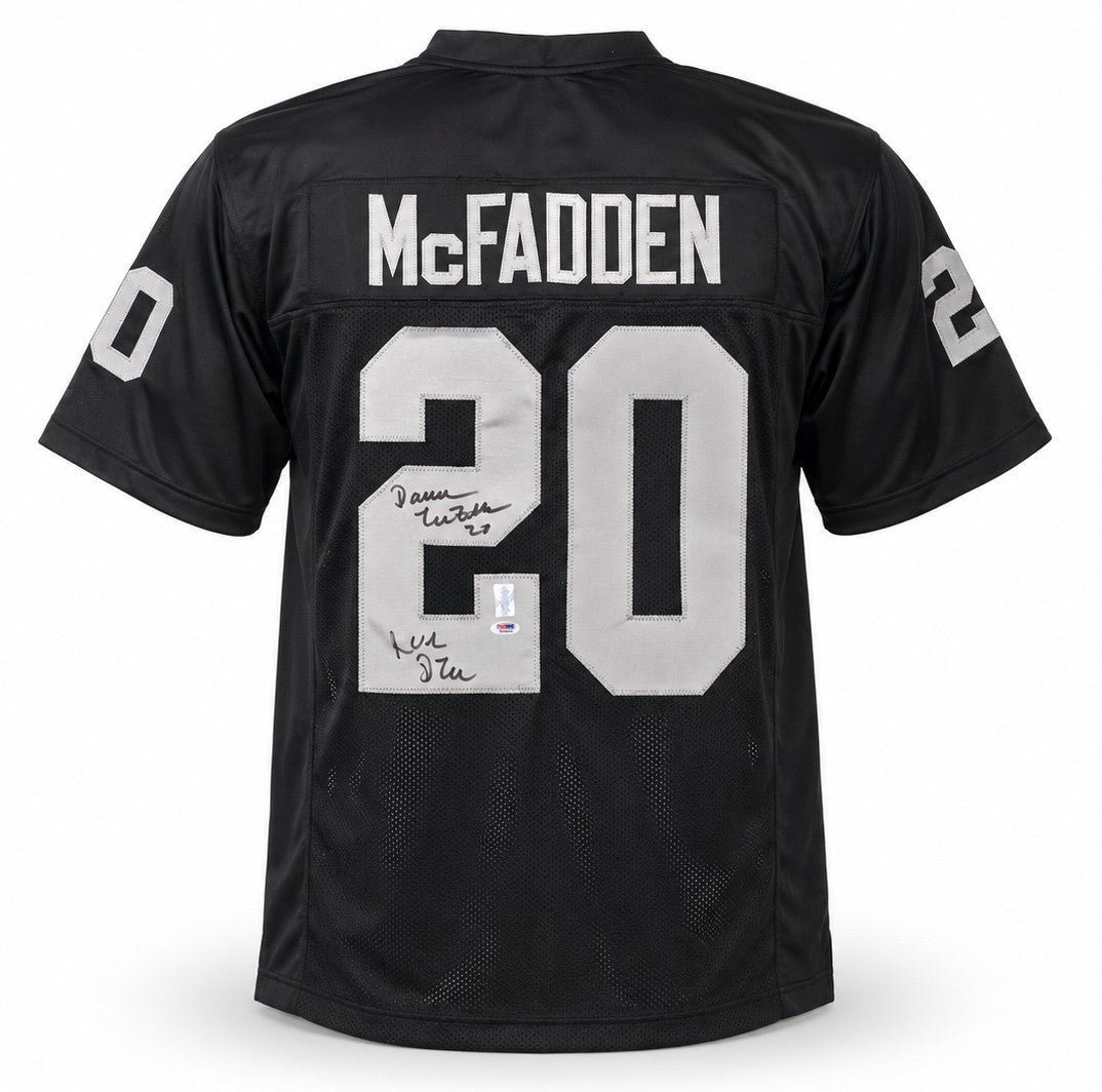 Oakland Raiders Darren McFadden Signed Black Jersey "Run DMC" PSA/DNA