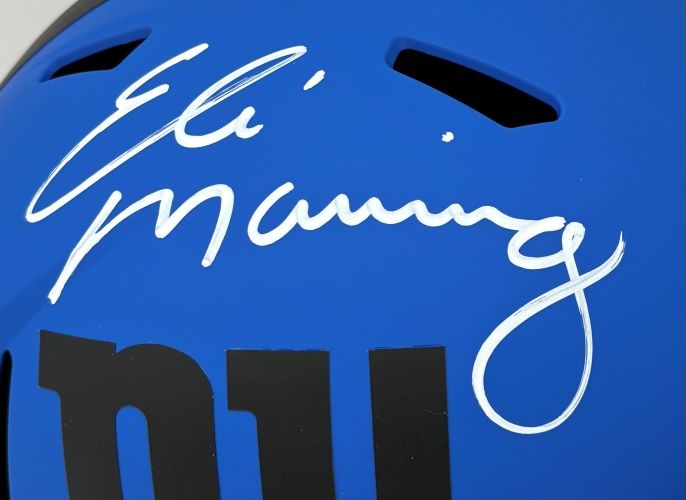 Eli Manning Signed New York Giants FS Rave Speed Replica Helmet Fanatics