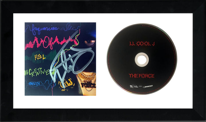 LL Cool J signed 2023-24 The Force CD signed 5x5 Art Insert Auto/Booklet Framed