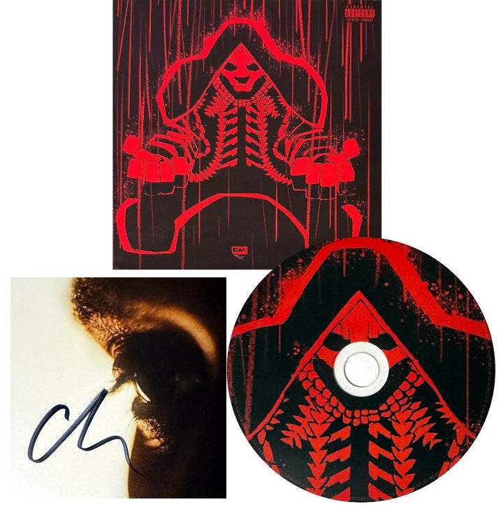 The Weeknd signed 2025 Hurry Up Tomorrow 3.75x3.75 Art Card Insert/CD/Case - COA