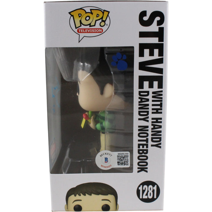 Steve Burns Autographed Nickolodeon Blue's Clues Funko Pop! #1281 Beckett 53779