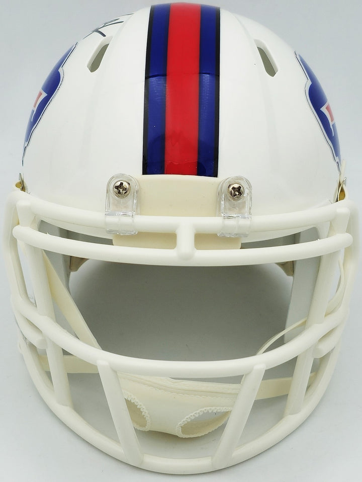Keon Coleman Signed Buffalo Bills White Speed Mini Helmet Beckett Witness