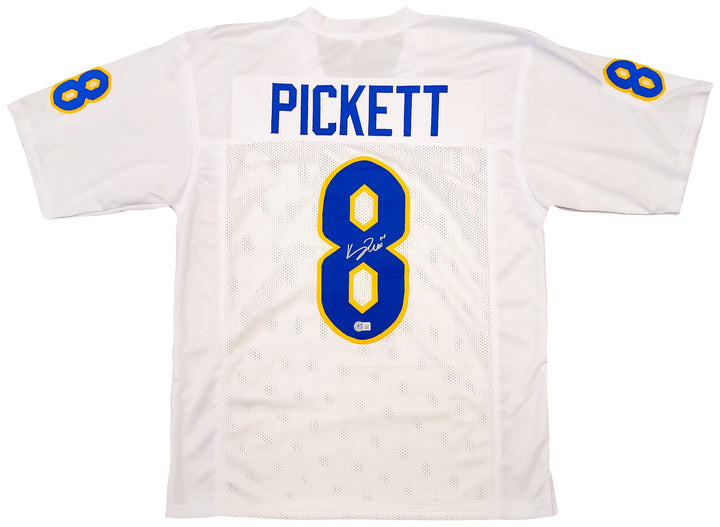 Pittsburgh Panthers Kenny Pickett Signed White Jersey Beckett