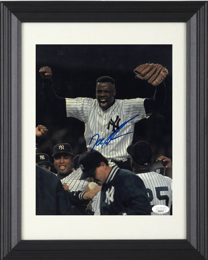 Dwight/Doc Gooden signed New York Yankees 8x10 Photo Framed-JSA (1996 No Hitter)