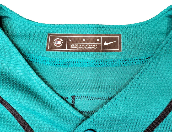 Mariners Ken Griffey Jr. Signed Teal Nike Jersey Size L Beckett & MCS Holo