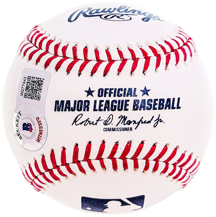 Pedro Martinez Signed Official MLB Baseball Red Sox "HOF 15" Beckett Witness