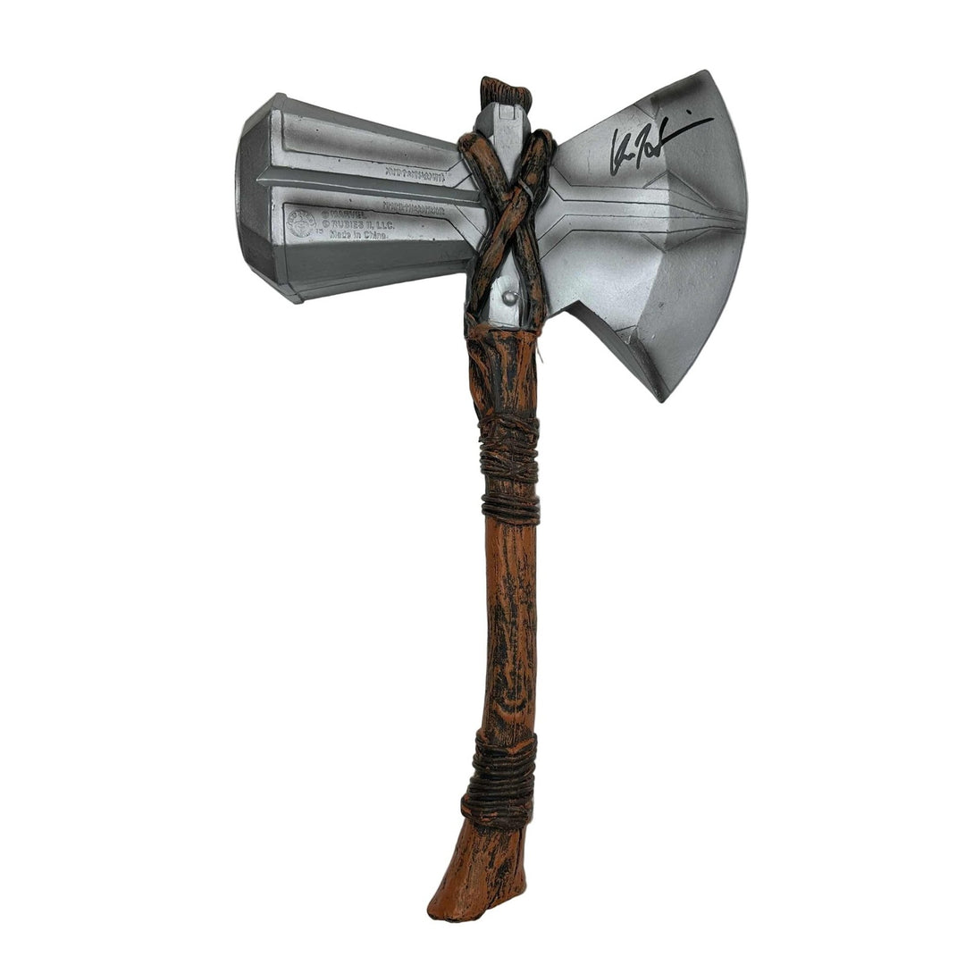 Autographed/Signed Chris Hemsworth Thor Stormbreaker 18" Axe BAS COA