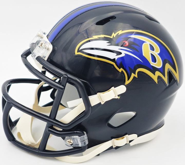 Justin Tucker Autographed Signed Baltimore Ravens Black Speed Mini Helmet JSA
