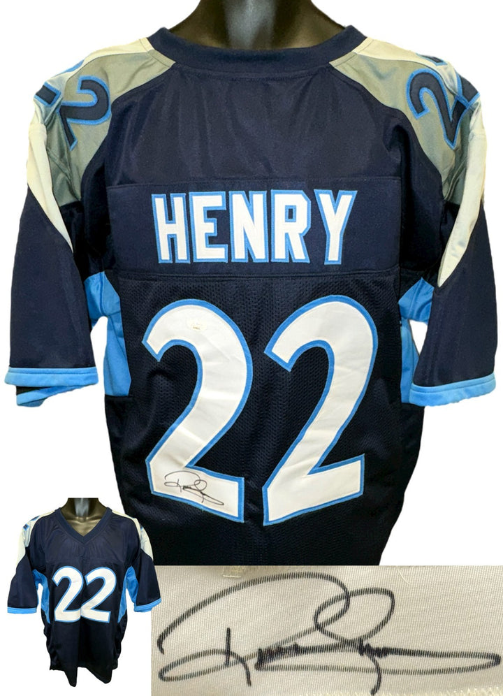 Derrick Henry signed Tennessee Custom Stitched Pro Style Football Jersey #22-JSA