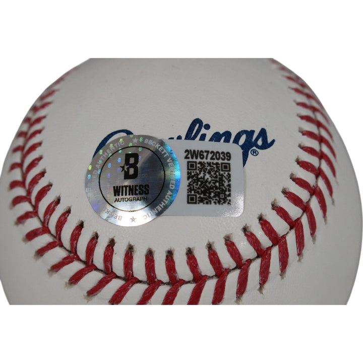 Wade Boggs Autographed/Signed New York Yankees OML Baseball HOF 05 Beckett 50122