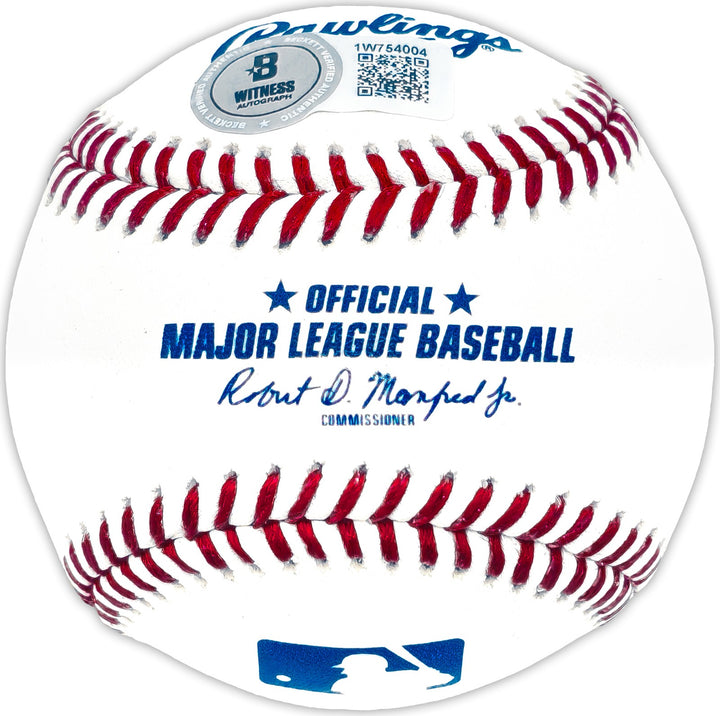 Tim Raines Signed Official MLB Baseball Montreal Expos "HOF 17" Beckett Witness