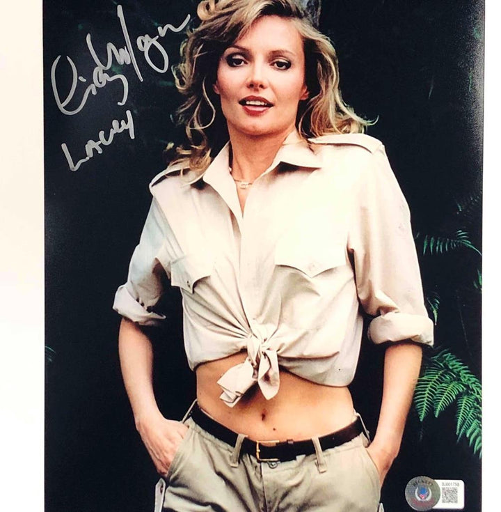Cindy Morgan "Lacey" inscription signed Caddyshack 8x10 Photo BAS autograph auto