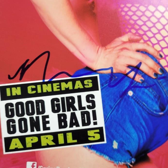 Rachel Korine signed Spring Breakers 12x18 photo poster autograph B~ Beckett BAS