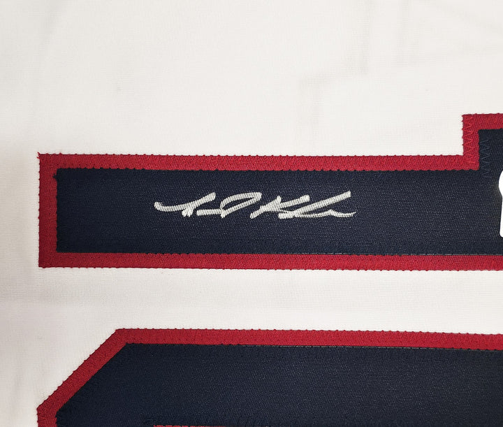 Team USA Jarred Kelenic Signed White Jersey Beckett BAS Witness