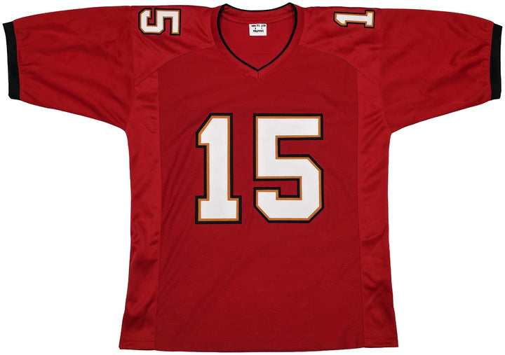 Tampa Bay Buccaneers Tez Johnson Signed Red Jersey JSA Witness