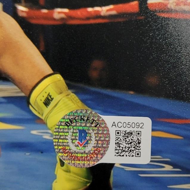 Oscar Duarte signed 8x10 photo boxing autograph (A) ~ Beckett BAS