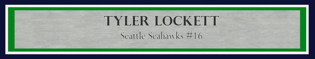 Tyler Lockett Signed Framed 8x10 Photo Seattle Seahawks Spotlight MCS Holo