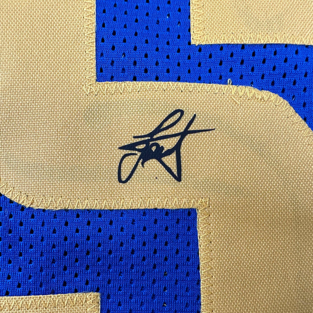 Facsimile Autographed Nikola Jokic Denver Royal Blue Reprint Jersey Size Mens XL