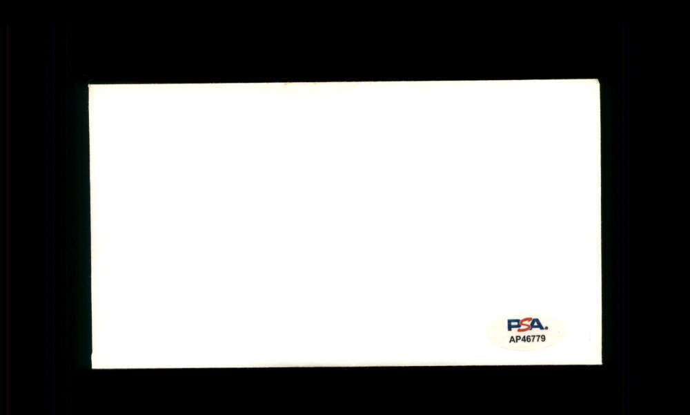 Lou Dials PSA DNA Signed 1981 First Day Cover Cache FDC Rube Foster Autograph