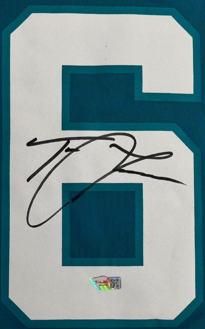 Trevor Lawrence Jacksonville Jaguars signed Nike Teal Jersey (Fanatics)
