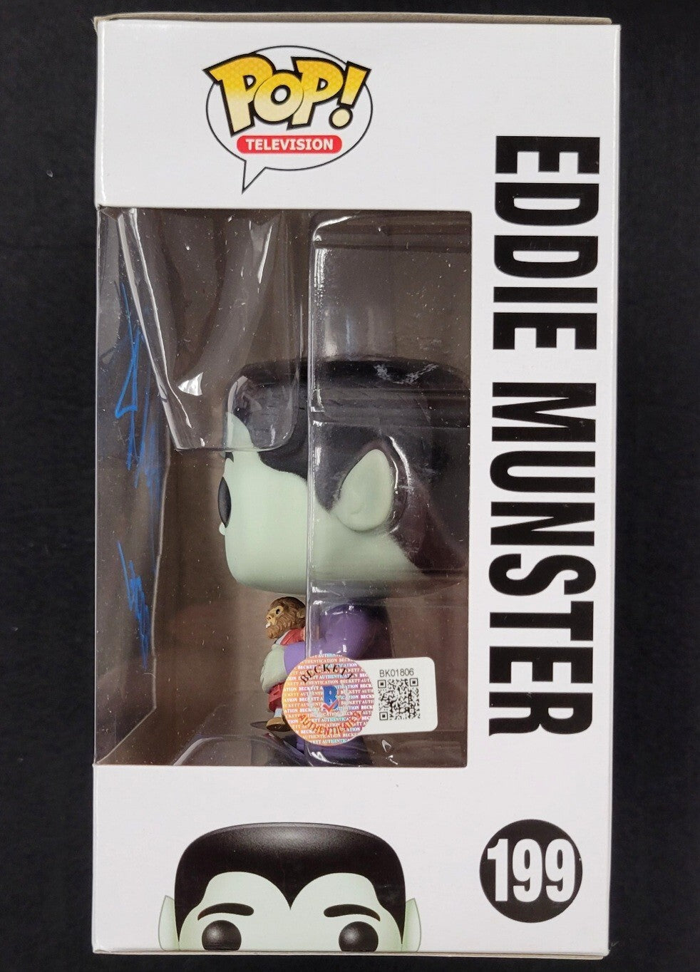 Butch Patrick signed "Eddie" Funko POP The Munsters Autograph ~ Beckett BAS Holo