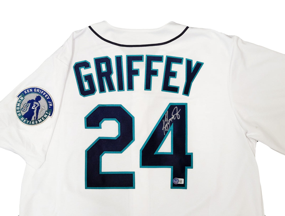 Seattle Mariners Ken Griffey Jr. Signed White Nike Cooperstown Edition Jersey