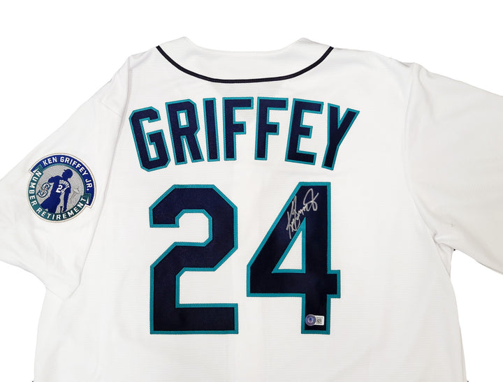 Seattle Mariners Ken Griffey Jr. Signed White Nike Cooperstown Edition Jersey