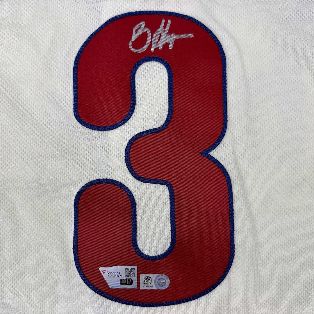 Framed Signed Bryce Harper 35x39 Authentic Jersey Fanatics & MLB COA