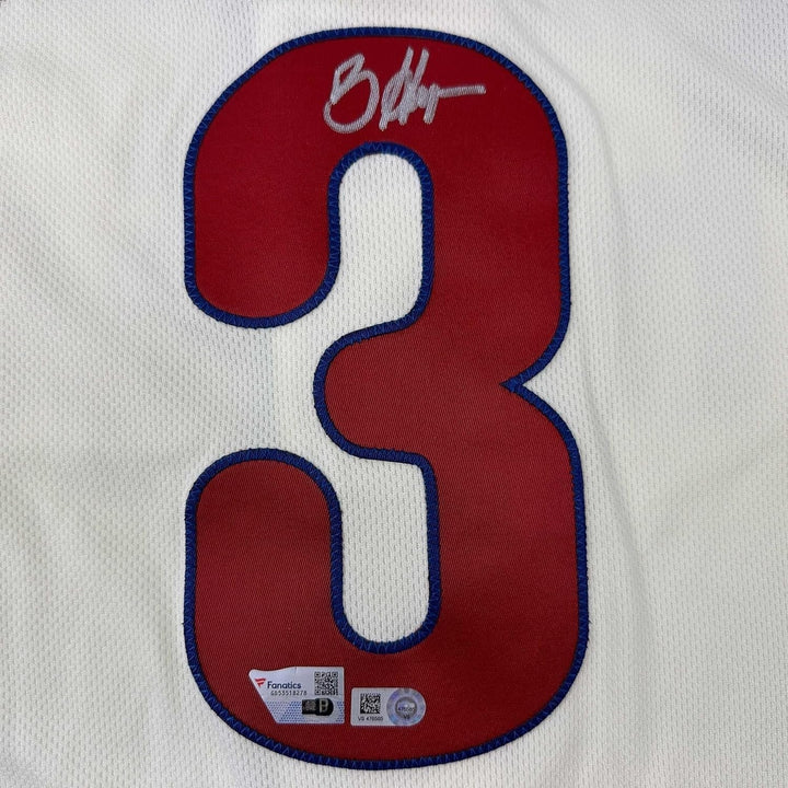 Framed Signed Bryce Harper 35x39 Authentic Jersey Fanatics & MLB COA