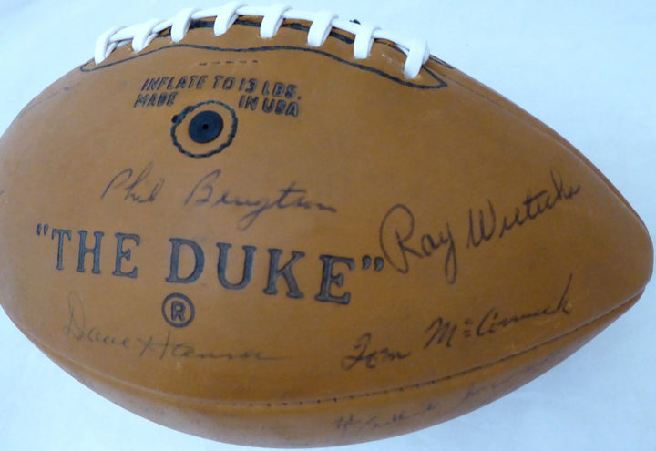 1968 Green Bay Packers Team Signed Football 48 Total Sigs Bart Starr PSA/DNA