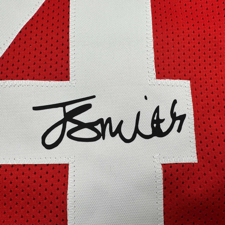 Facsimile Autographed Jeremiah Smith Ohio State Red Reprint Jersey Size Men's XL