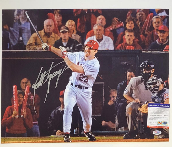 Scott Spiezio signed World Series Game 6 HR Angels 16x20 photo auto ~ PSA