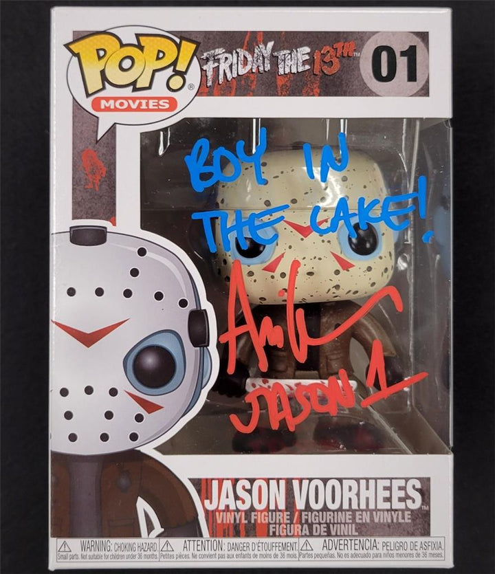 Ari Lehman signed "Boy in the Lake" Friday 13th Funko Pop autograph Beckett BAS